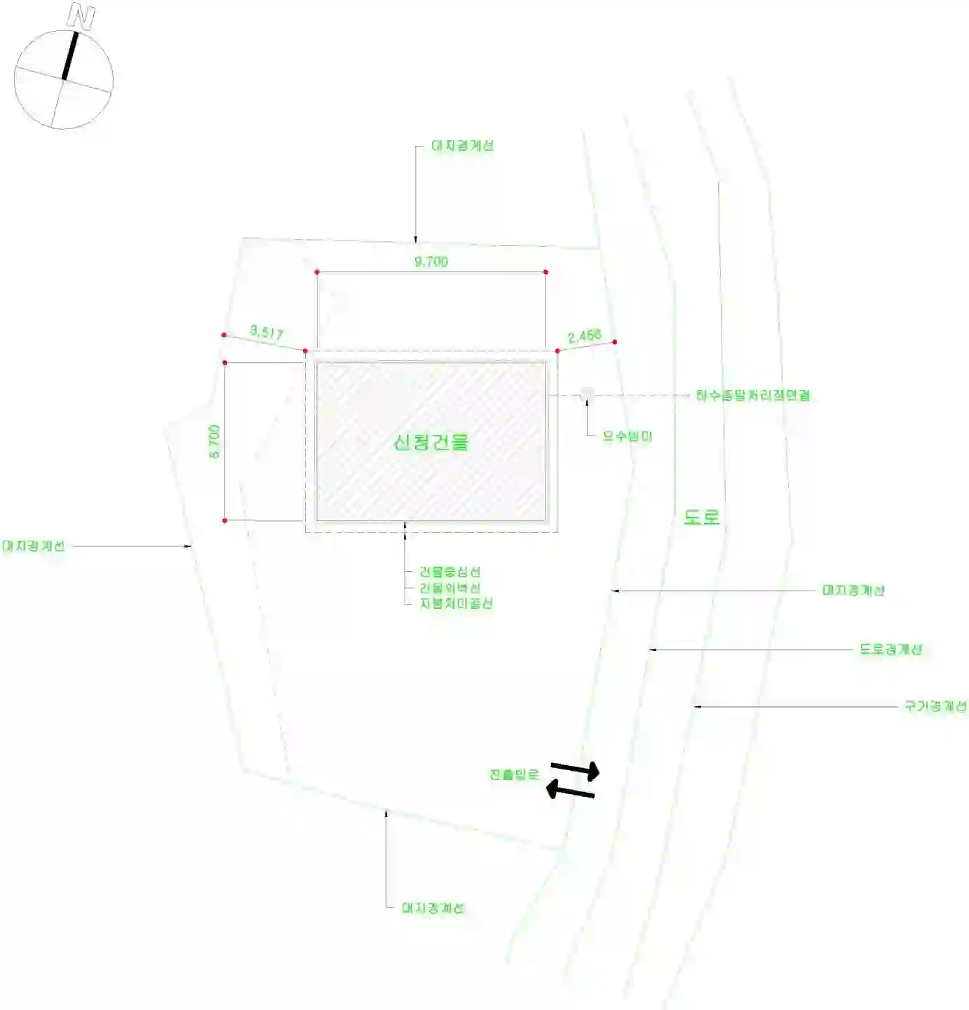 현수리 540-5 배치도 이미지